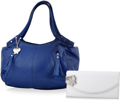 

Butterflies Hand-held Bag(Blue, White)