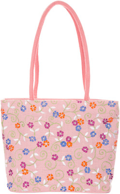 

Jute Cottage Shoulder Bag(Pink)