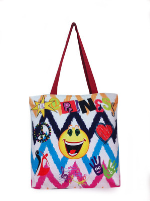 Carry on Bags Tote(White, Orange), Orange;white