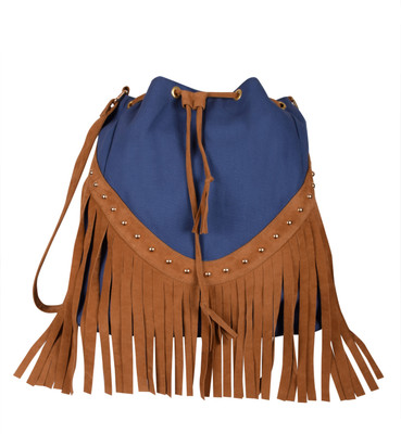 

Kanvas Katha Shoulder Bag(Blue, Brown)