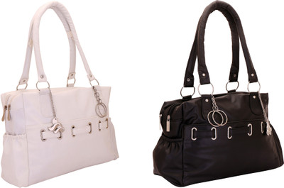 

Lady bar Hand-held Bag(White)