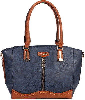 

Luvoksi Shoulder Bag(Blue, Tan)