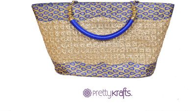 

Pretty Krafts Hand-held Bag(Blue)