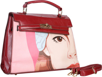 

Idiot Theory Hand-held Bag(Maroon)