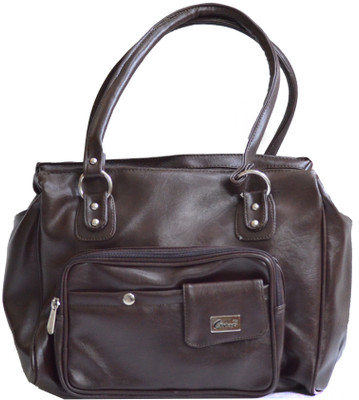 

JG Shoppe Hand-held Bag(Brown)