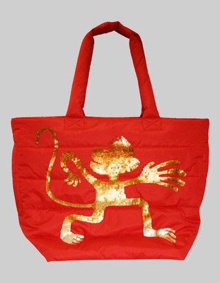 

Chimp Hand-held Bag(Red)