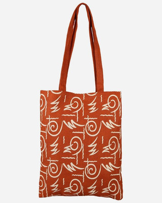 Jute Tree Shoulder Bag(Orange)