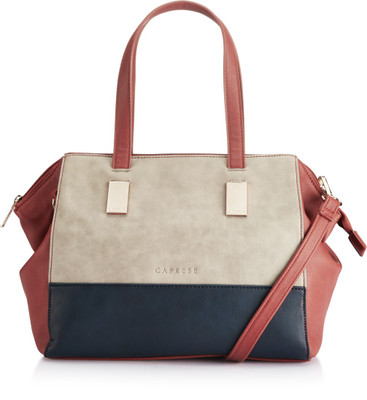 

Caprese Satchel(Brown, Beige), Beige;brown