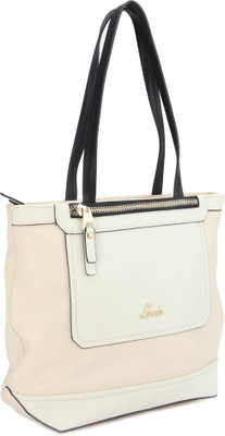 

Lavie Tote(White, Beige), Beige;white