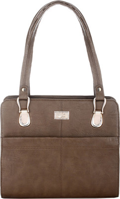 

The Blue Pink Hand-held Bag(Brown)