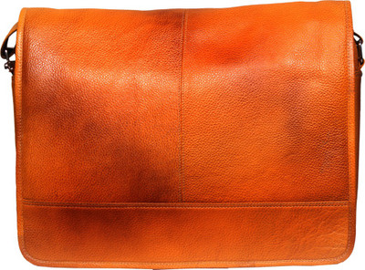 

Leather World Messenger Bag(Tan)