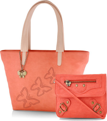 

Butterflies Hand-held Bag(Orange)