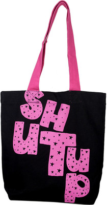 

Kanvas Katha Tote(Black)