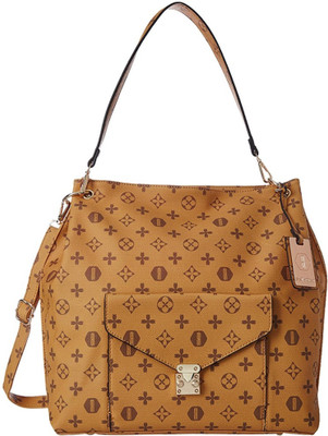 

Stella Ricci Shoulder Bag(Tan, Brown), Brown;tan