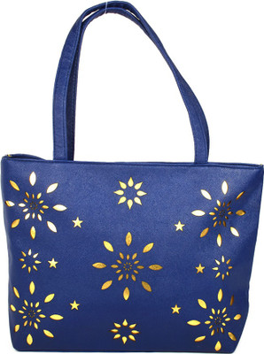 

Snupy Messenger Bag(Blue, Gold)