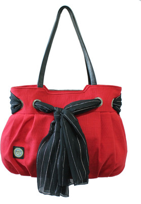 

Anekaant Hand-held Bag(Red, Black), Black;red