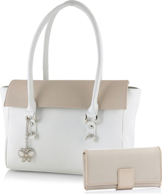 

Butterflies Hand-held Bag(White)