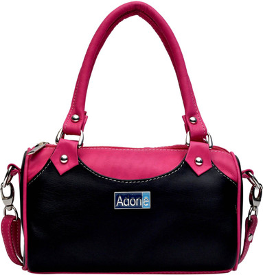 

Adone Hand-held Bag(Black, Pink)