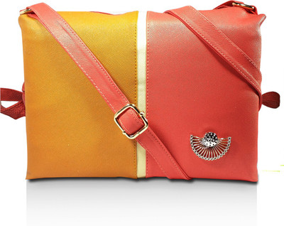 

Speed x fashion Girls Casual Multicolor Rexine Sling Bag