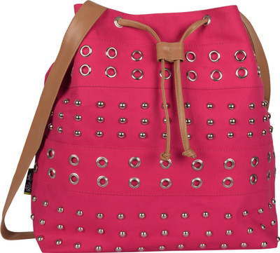 

Kanvas Katha Shoulder Bag(Pink)