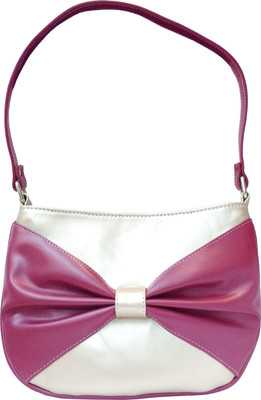 

Feliza Hand-held Bag(Maroon, Silver)