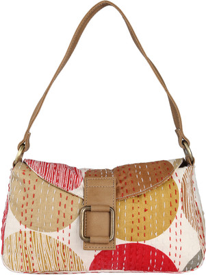 

Rajrang Shoulder Bag(Beige, Red, Brown), Beige;brown;red