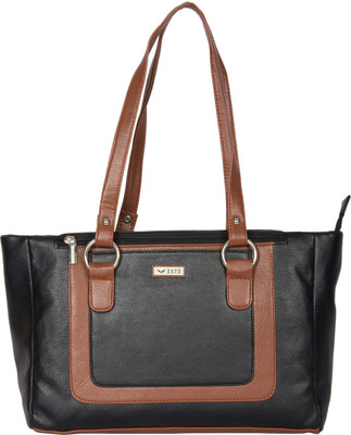 

Bern Shoulder Bag(Black, Tan)