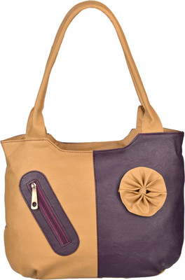 

Fantosy Shoulder Bag(Purple, Beige), Beige;purple