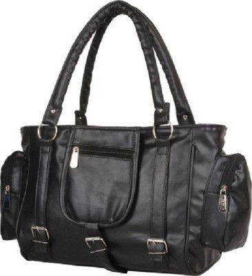 Quality dot com Hand-held Bag(Black)