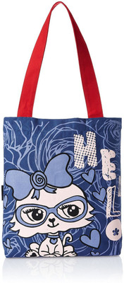 

Kanvas Katha Tote(Blue)