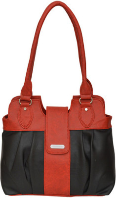 

JH handbag Hand-held Bag(Black, Red)