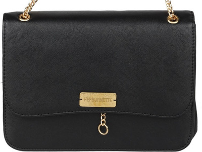 

Hepburnette Hand-held Bag(Black)