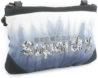 

Superdry Hand-held Bag(White, Blue), Blue;white