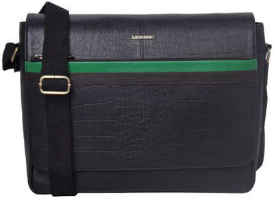 

Justanned Messenger Bag(Black)