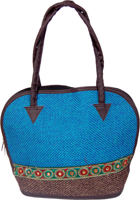 Womaniya Shoulder Bag(Blue, Brown)