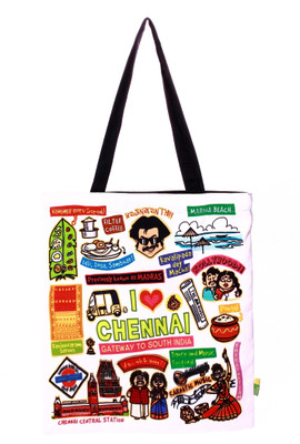 

Eco Corner Tote(White)
