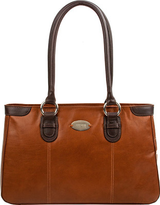 Hidesign Shoulder Bag(Tan, Brown), Brown;tan
