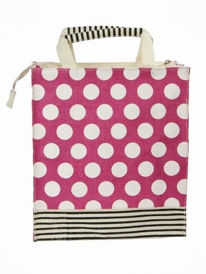 

Jute Tree Hand-held Bag(Pink)