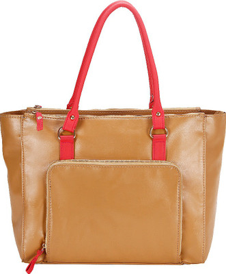 

Adaira Messenger Bag(Beige, Pink)