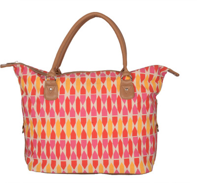 

Kanvas Katha Hand-held Bag(Khaki)