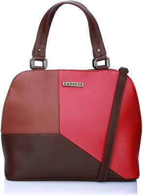

Caprese Satchel(Pink, Brown), Brown;pink