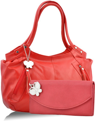 

Butterflies Hand-held Bag(Red)
