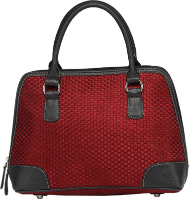 

Starz Hand-held Bag(Maroon, Black), Black;maroon