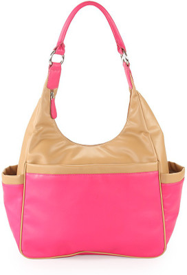 

Lady World Hand-held Bag(Tan, Pink), Pink;tan