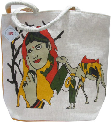 

Laviva Hand-held Bag(White, Yellow)