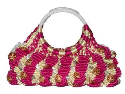 Rosy Hand-held Bag(Pink)