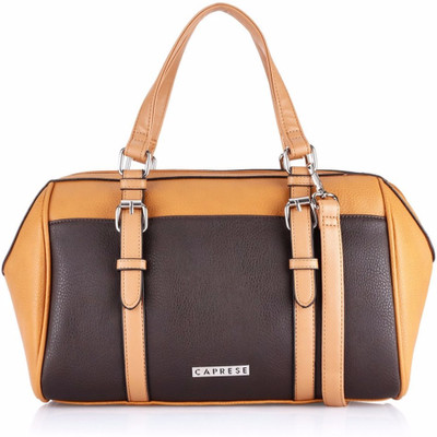 

Caprese Satchel(Orange, Brown), Brown;orange