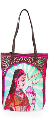 

Kanvas Katha Tote(Multicolor)