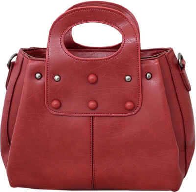 Heels & Handles Hand-held Bag(Maroon)