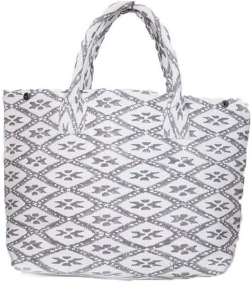 

Jaipur Textiles Hub Shoulder Bag(White)